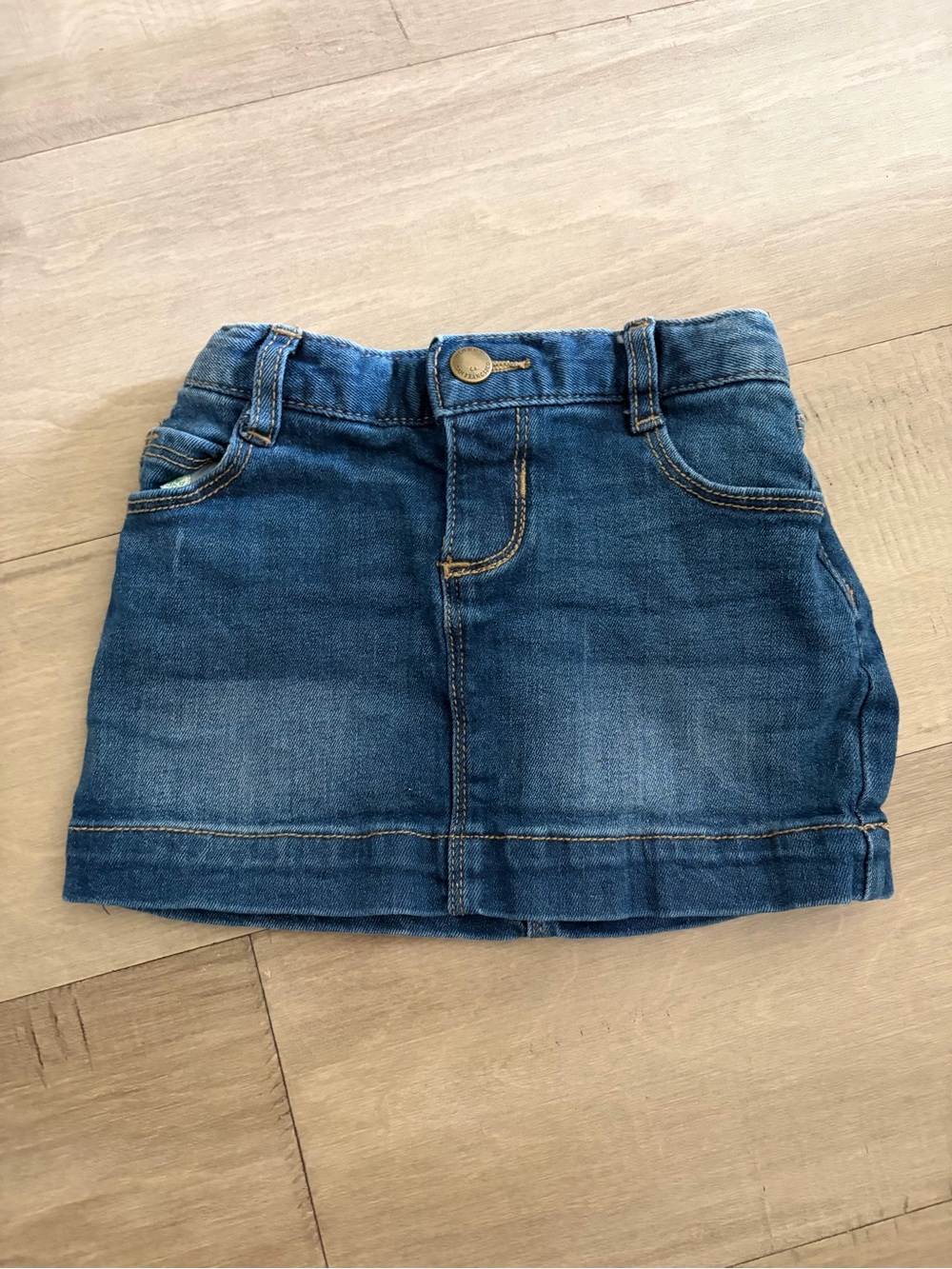 Old Navy Dark Blue Denim Skirt for Kids